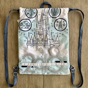 Walt Disney World Castle Drawstring Backpack
